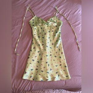 Lime Green Zara Mini Dress. XS.